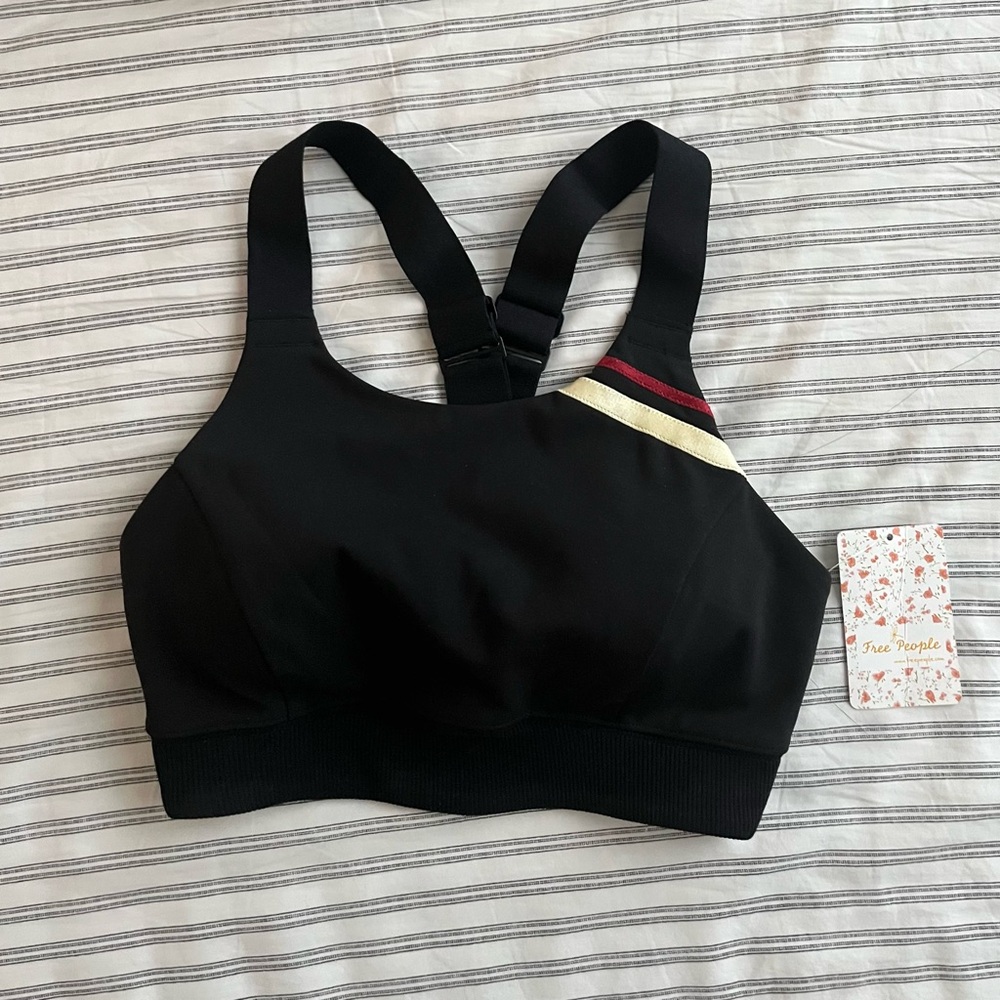 NWT Free People FP Movement sports bra in black